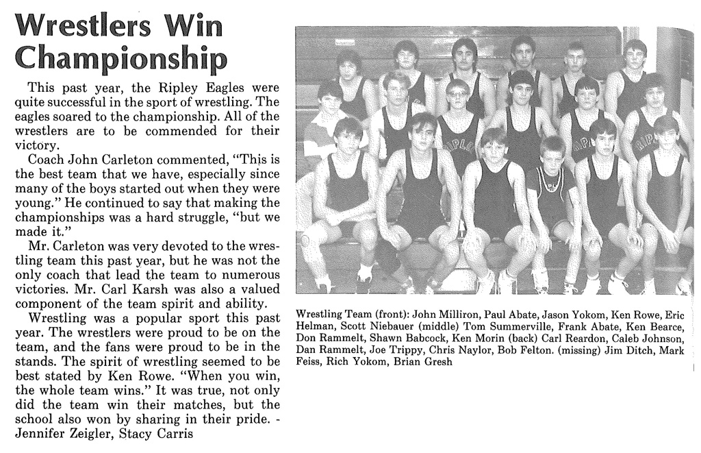 Wrestlers Win Championships
