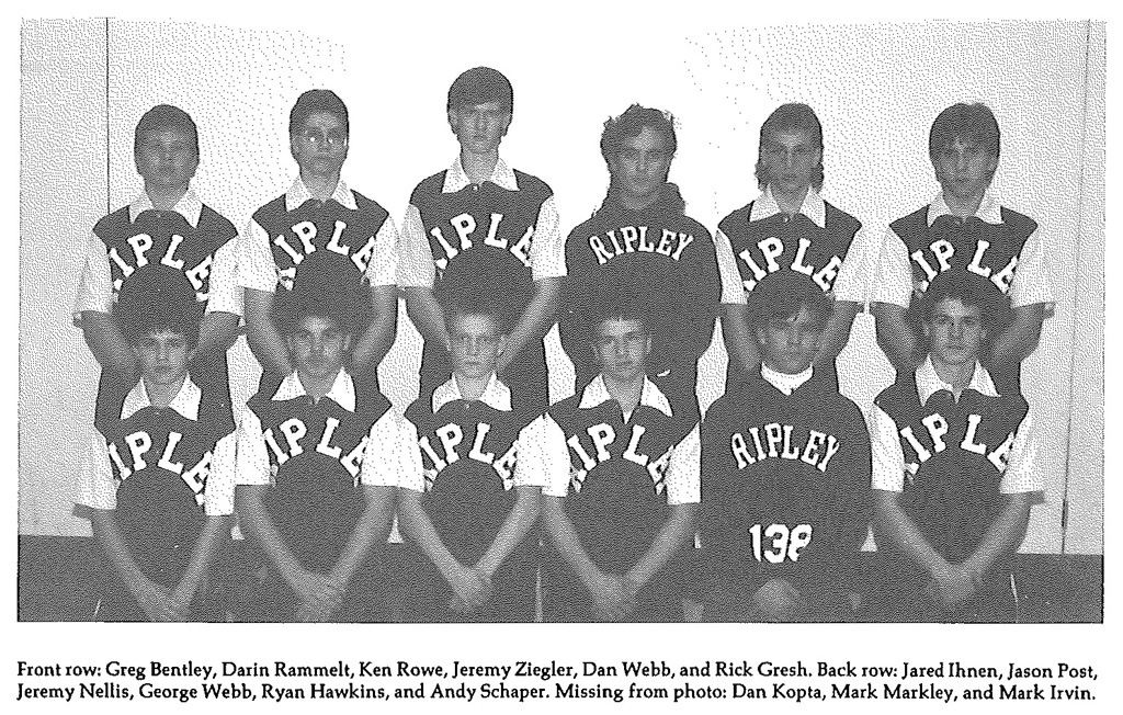 1990-1991 Ripley Eagles Wrestling