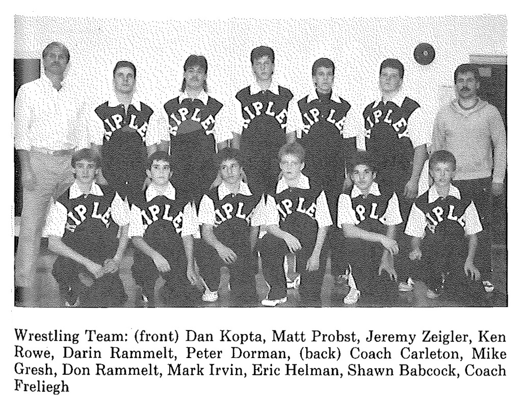 1989-1990 Ripley Eagles Wrestling