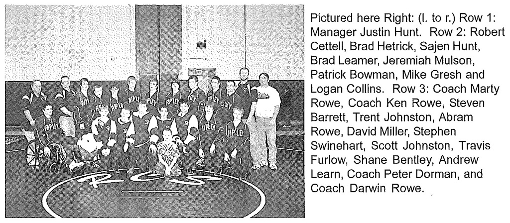 2004-2005 Ripley Eagles Wrestling