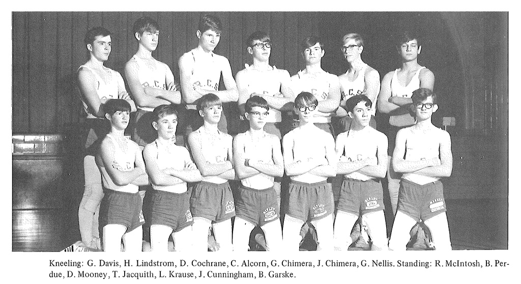 1969-1970 Ripley Eagles Wrestling