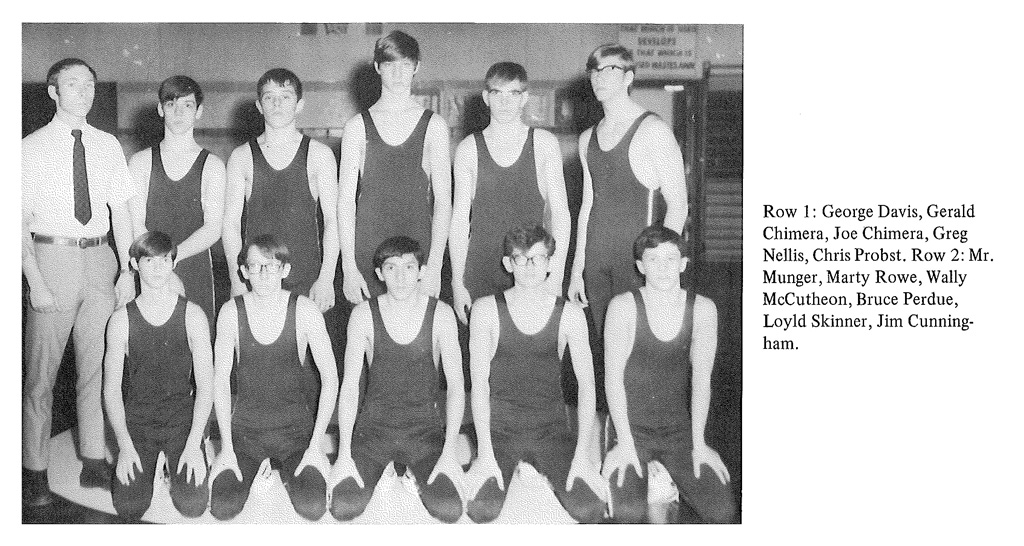 1970-1971 Ripley Eagles Wrestling