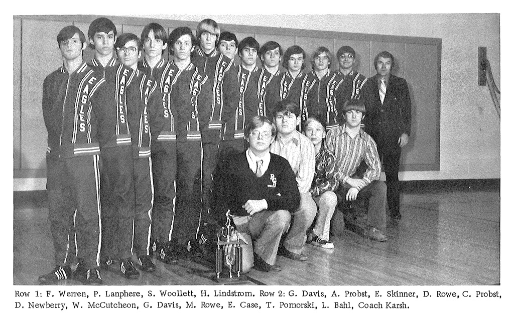 1972-1973 Ripley Eagles Wrestling