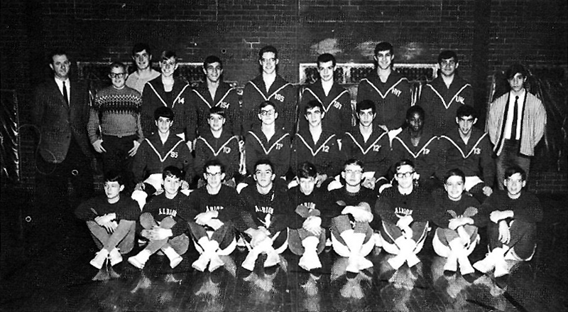 1967-1968 Albion Purple Eagles Wrestling