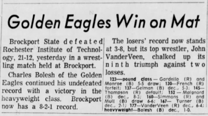 Golden Eagles Win on Mat