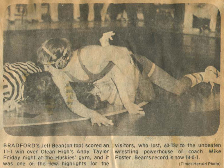 Jeff Bean (top) vs. Andy Taylor