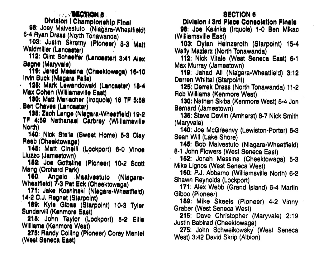 2007 Section VI Division I