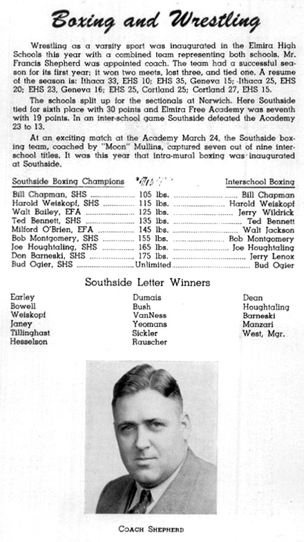 Boxing and Wrestling