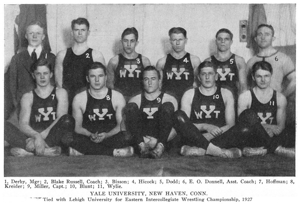 1926-1927 Yale Bulldogs Wrestling