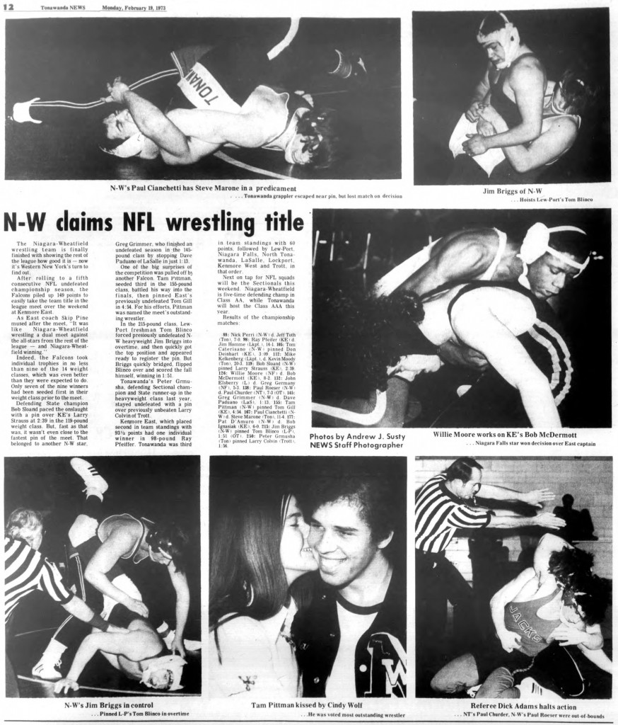 N-W claims NFL wrestling title