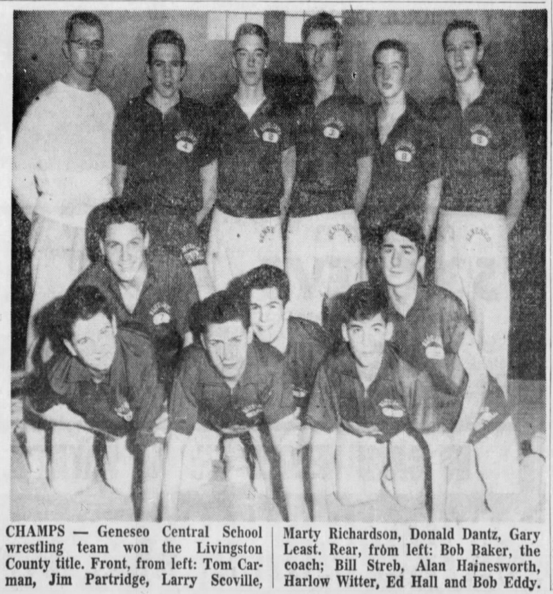 1956-1957 Geneseo Blue Devils Wrestling