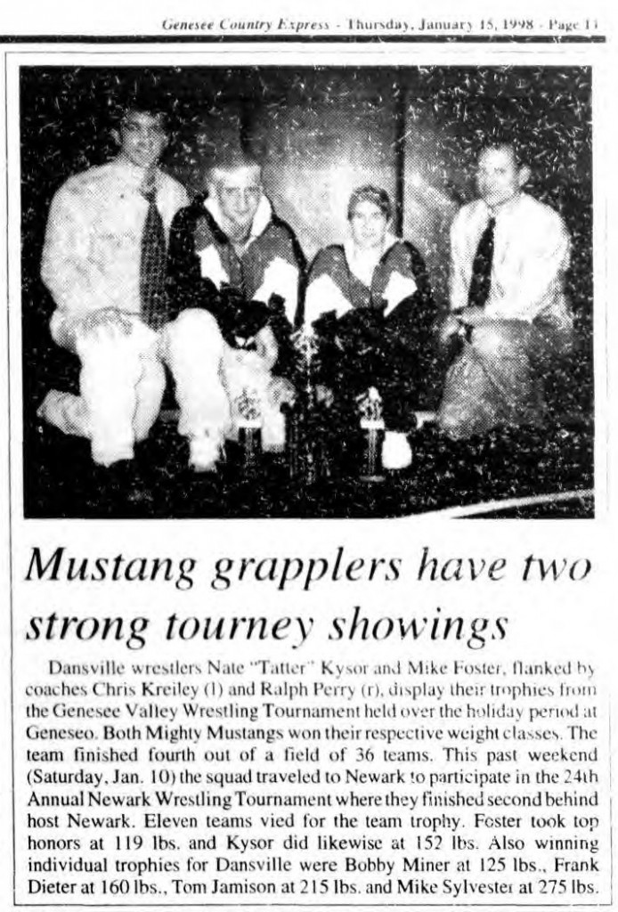 Mustang grapplers have two strong tourney showings