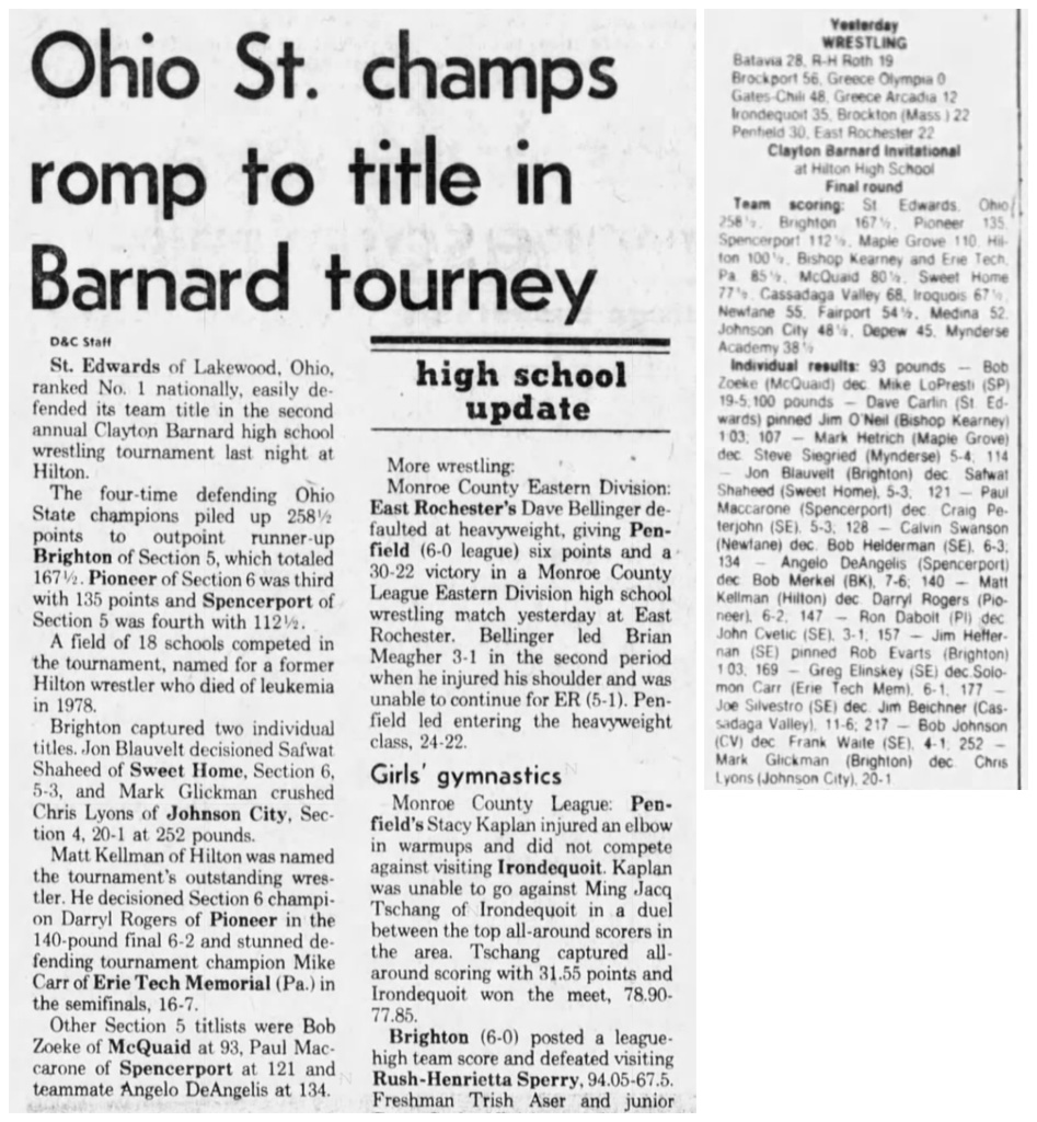 Ohio St. champs romp to title in Barnard tourney
