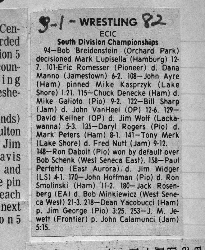 ECIC South Division Championships