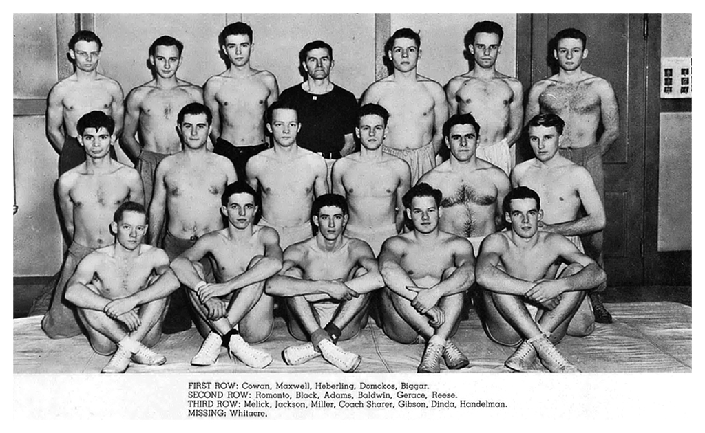 1946-1947 Case Tech Rough Riders Wrestling