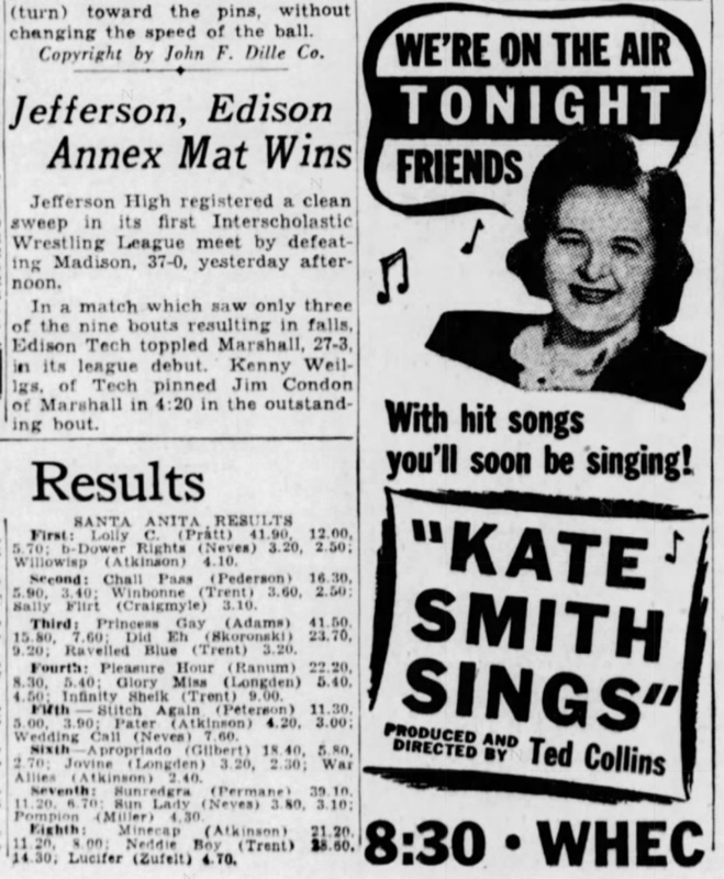 Jefferson, Edison Annex Mat Wins