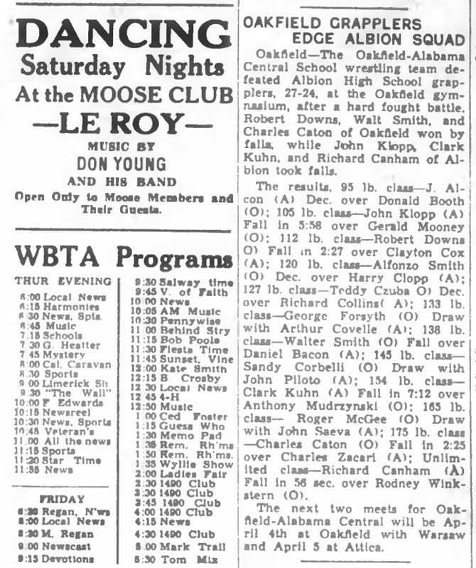 Oakfield Grapplers Edge Albion Squad