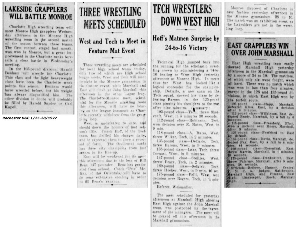 East Grapplers Win Over John Marshall