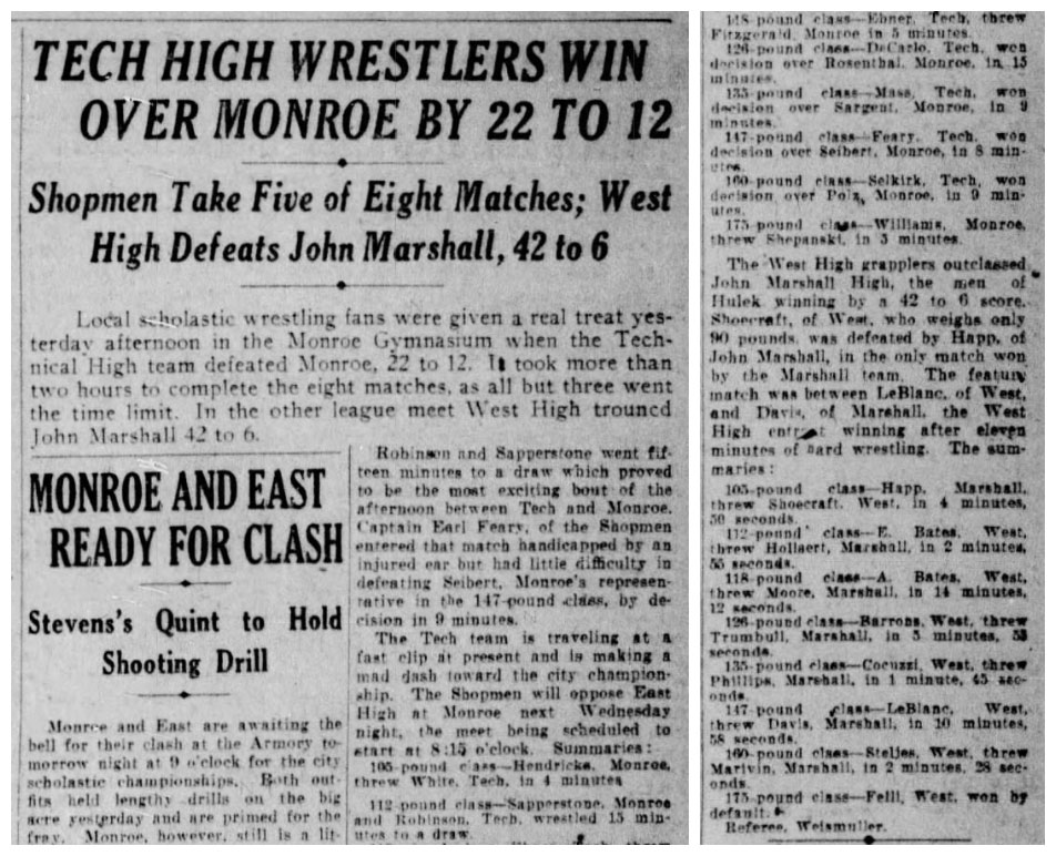 West High Defeats John Marshall, 42 to 6