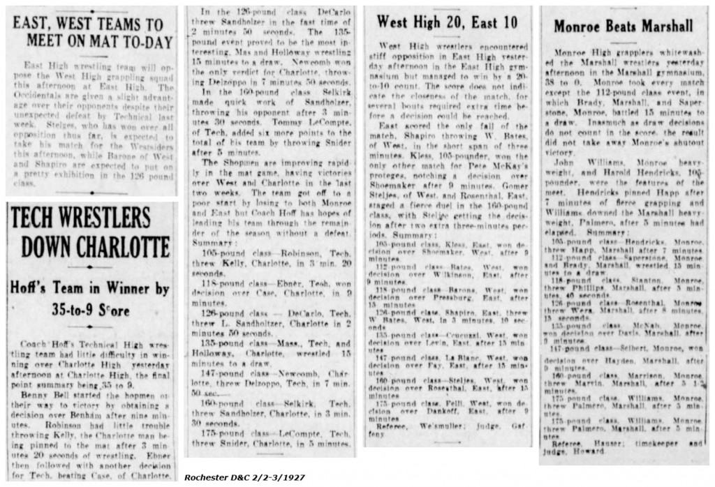 Tech Wrestlers Down Charlotte