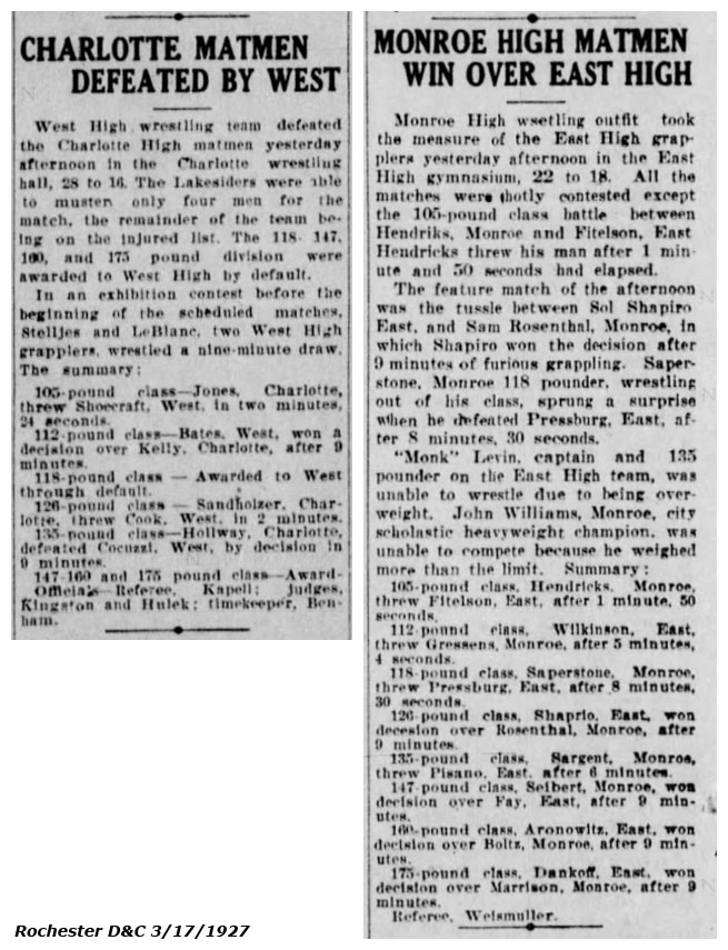 Charlotte Matmen Defeated By West