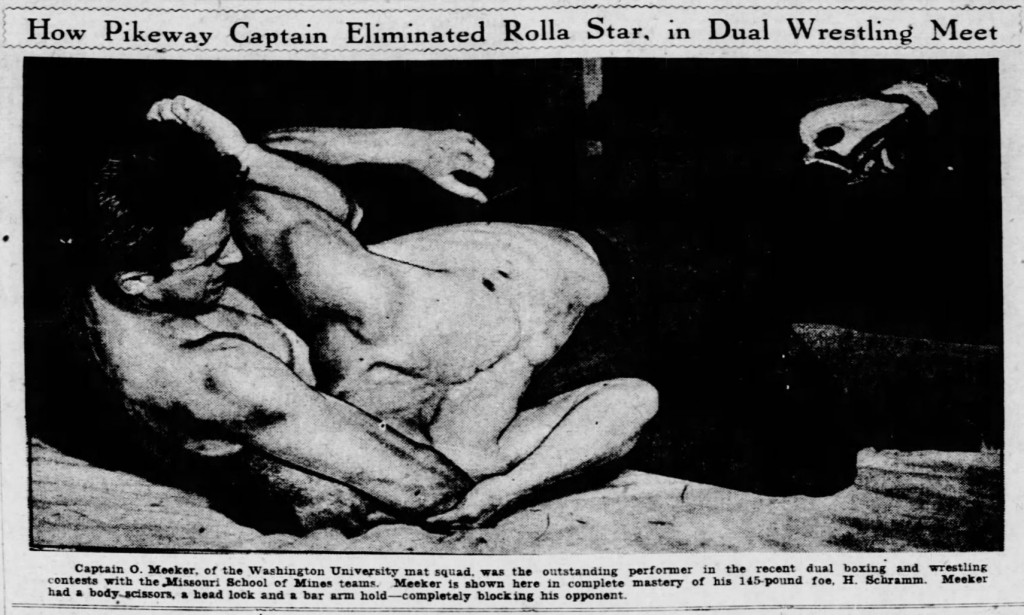 How Pikeway Captain Eliminated Rolla Star in Dual Wrestling Meet