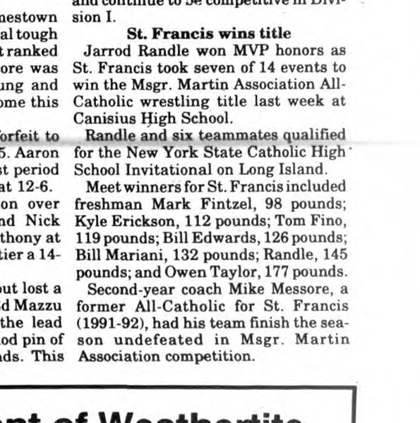 St. Francis wins title