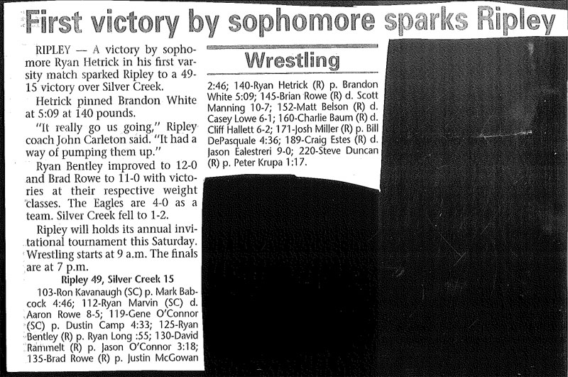 First victory by sophomore sparks victory