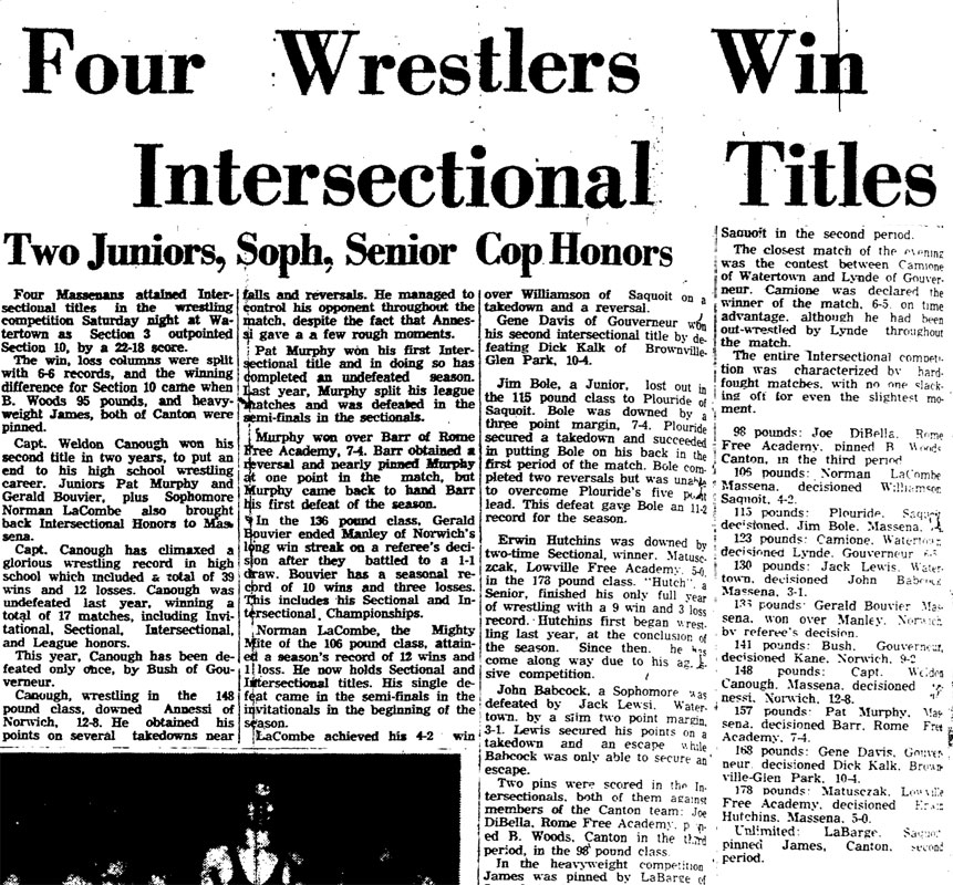 Four Wrestlers Win Intersectional Titles