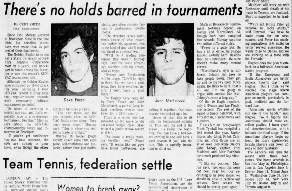 There's no holds barred in tournaments