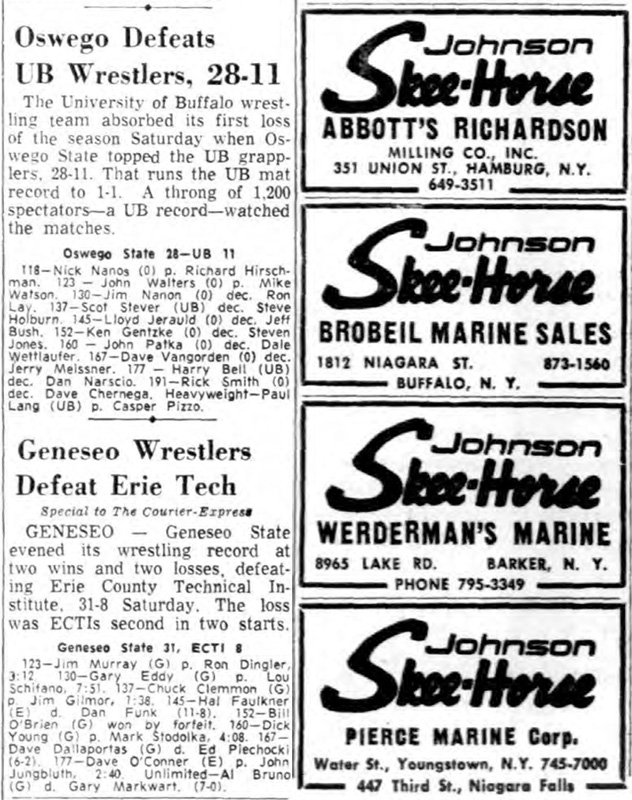 Geneseo Wrestlers Defeat Erie Tech