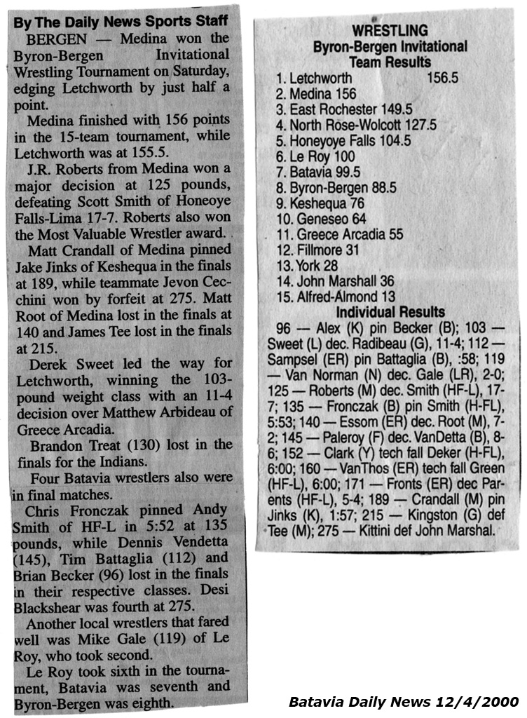 Byron-Bergen Invitational