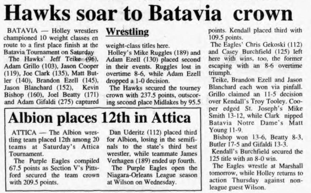 Hawks soar to Batavia crown