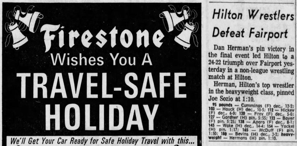 Hilton Wrestlers Defeat Fairport