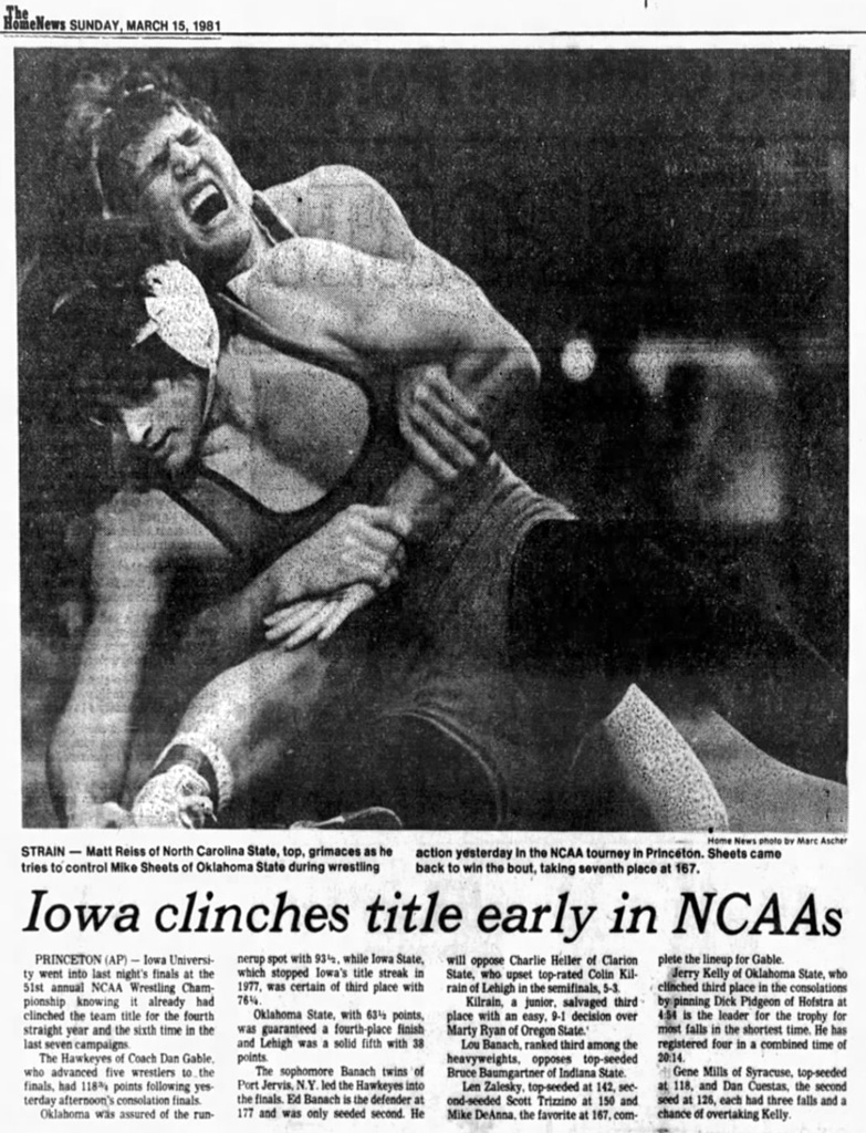 Iowa clinches title early in NCAAs