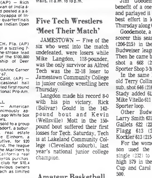 Five Tech Wrestlers Meet Their Match