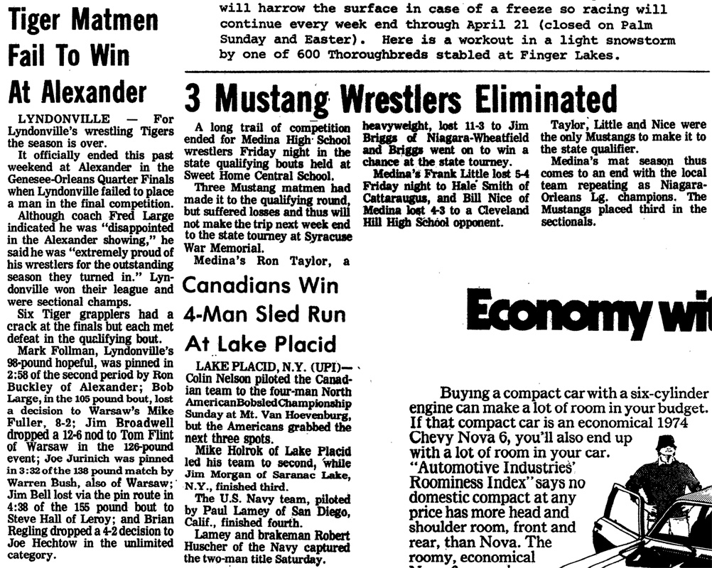 Tiger Matmen Fail To Win At Alexander