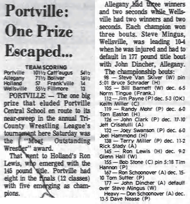 Portville: One Prize Escaped...