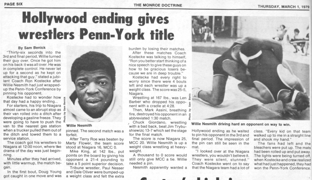 Hollywood ending gives wrestlers Penn-York title