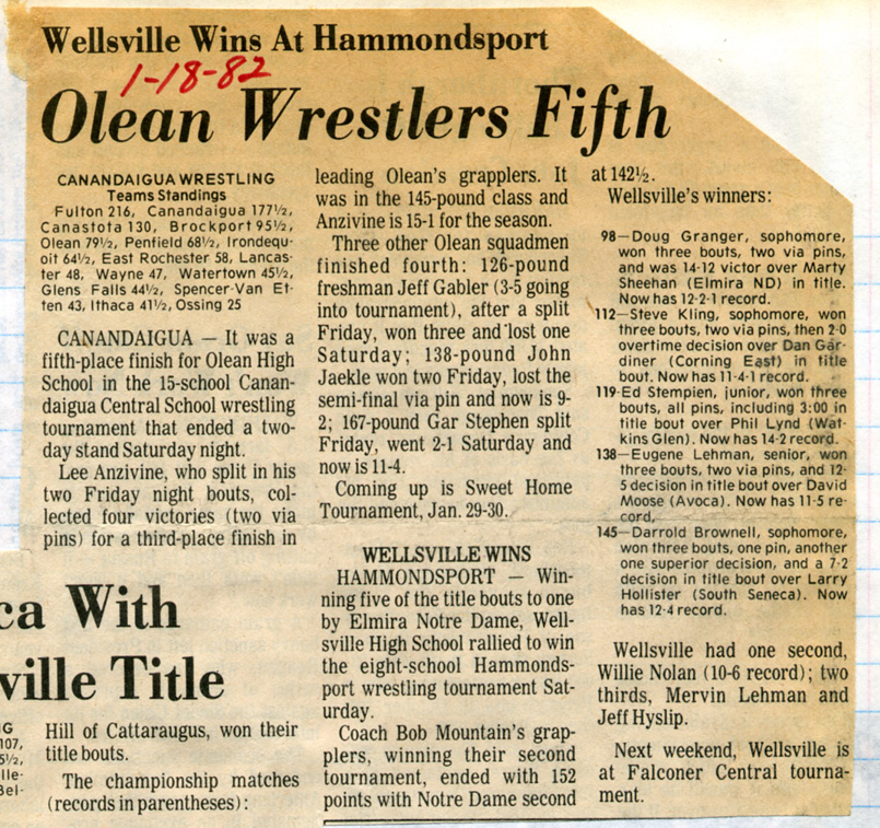 Wellsville Wins at Hammondsport