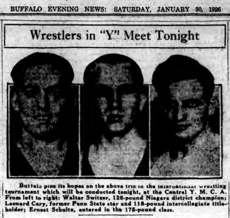 Wrestlers in Y Meet Tonight