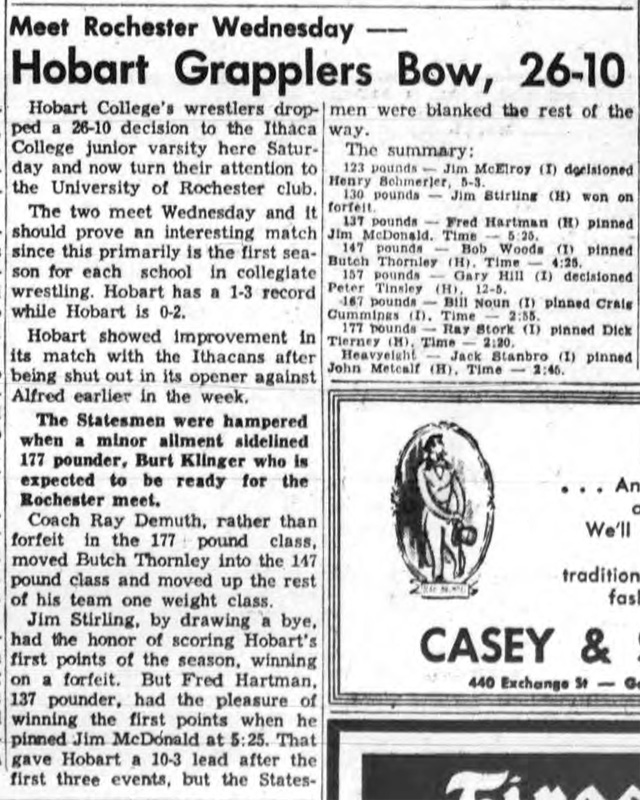 Hobart Grapplers Bow, 26-10