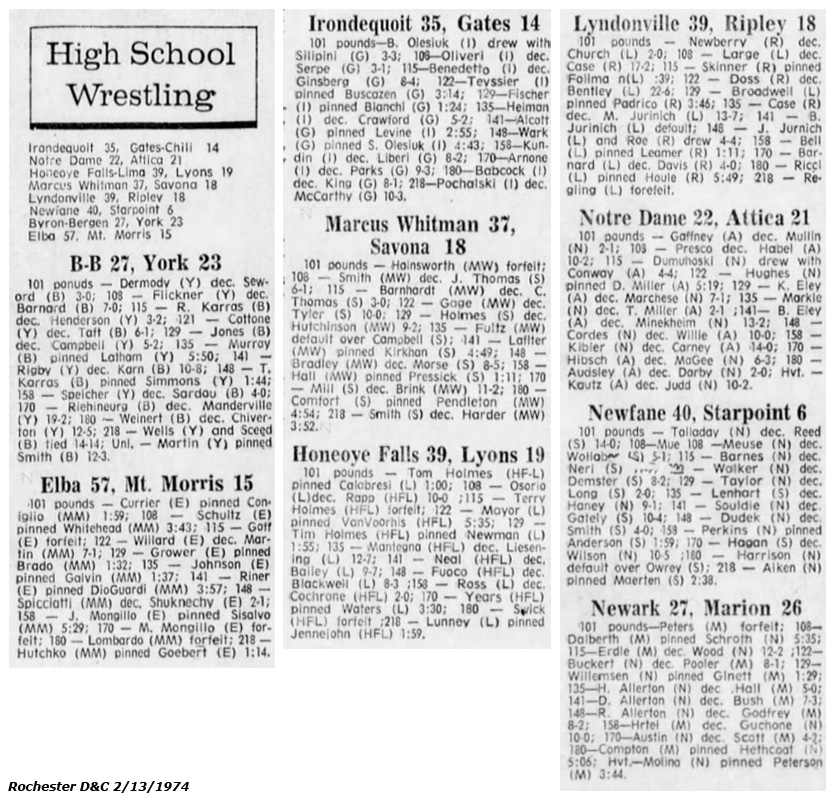 Newfane 40, Starpoint 6