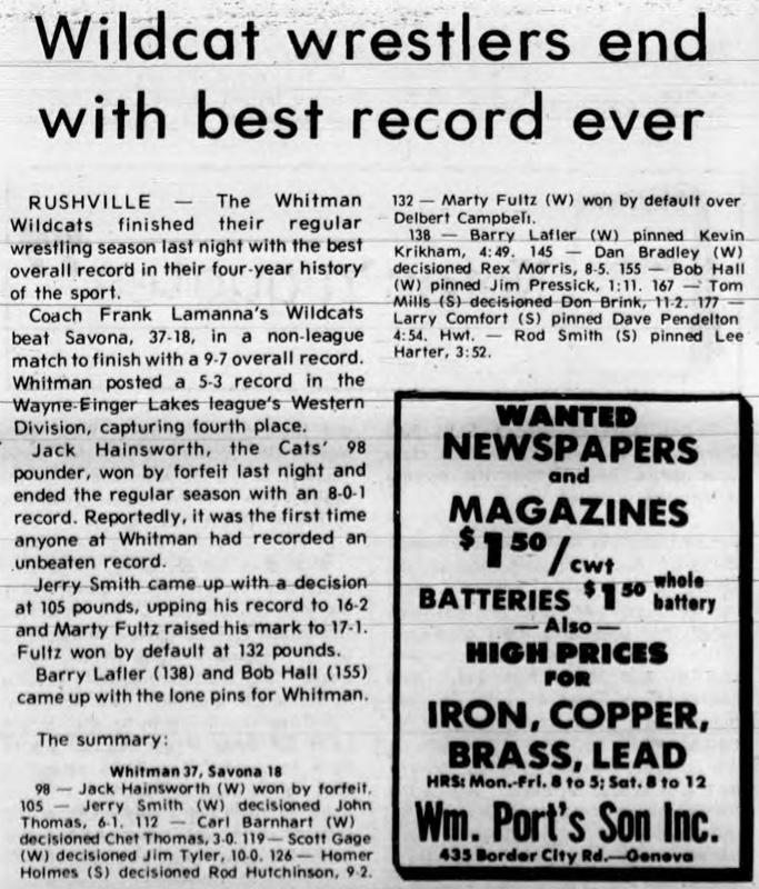 Wildcat wrestlers end with best record ever