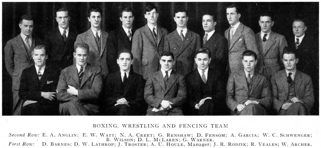 Boxing, Wrestling and Fencing Team