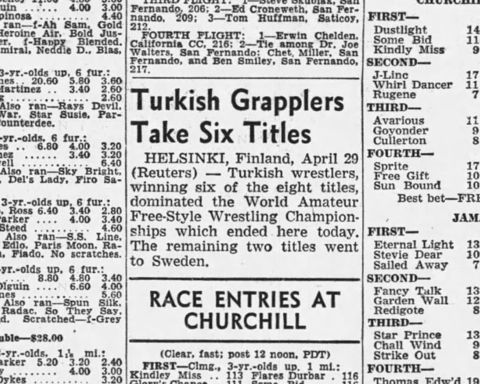 Turkish Grapplers Take Six Titles