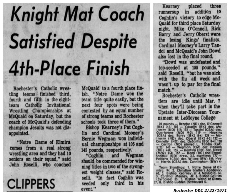 Knight Mat Coach Satisfied Despite 4th-Place Finish