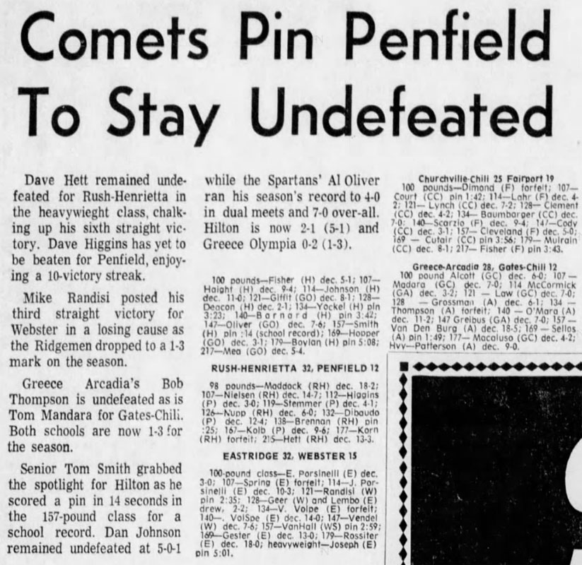 Thompson, Mandara undefeated