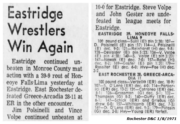 Eastridge Wrestlers Win Again