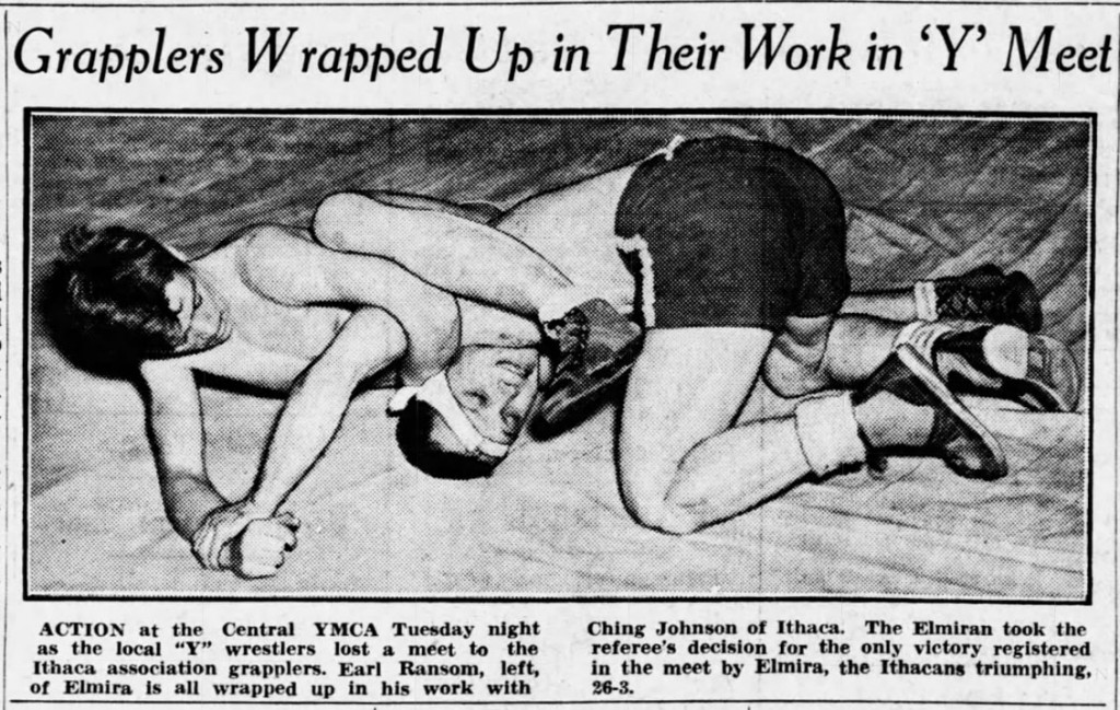 Grapplers Wrapped Up in Their Work in Y Meet